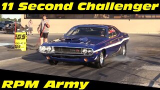 11 Second Dodge Challenger Wednesday Night Street Drags