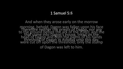 1st Samuel Chapter 5