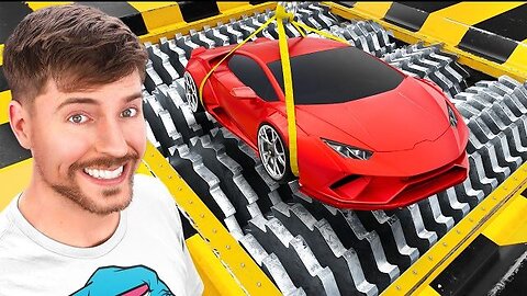 Lamborghini Vs World's Largest Shredder | @americanguy #oliver #rumble #video #youtube