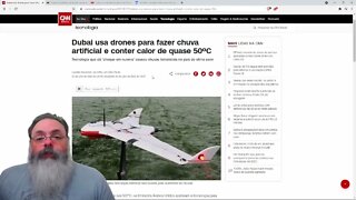 Árabes usam drones para fazer chuva torrencial no deserto