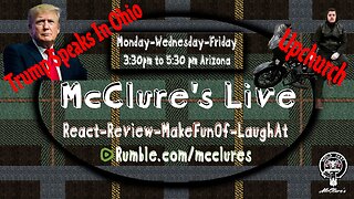 McClure's Live React Review Make Fun Of Laugh At Ft Trump In Ohio and Upchurch