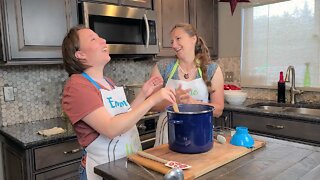 Canning Homemade Rhubarb Sauce - Tastes Like BBQ Sauce