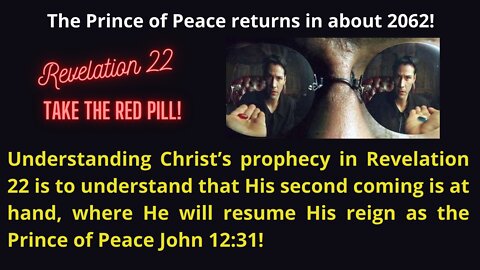 FOR THOSE WITH EARS TO HEAR - UNDERSTANDING REV. 22 IS TO UNDERSTAND THE SECOND COMING OF CHRIST IS AT HAND!