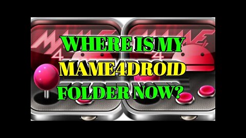 Where to Find MAME4DROID folder 📂 for Android 10