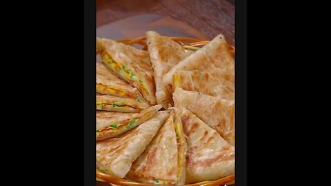 Vegetable tortilla... Very crispy