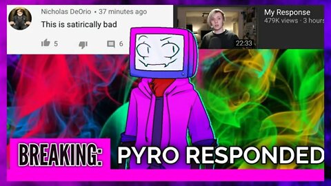 Pyrocynical Responds, Commentary Backpedals!