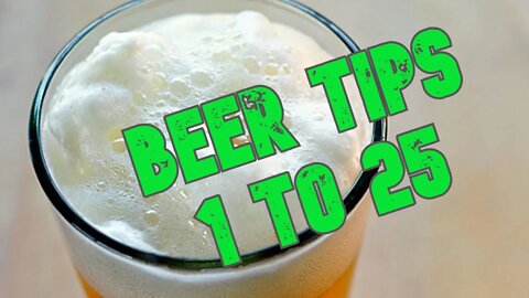 25 Beer Tips | Compilation of the first 25 Beer Drinking #shorts