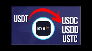 Trocar USDT por USDC / USDD / USTC na exchange Bybit.com