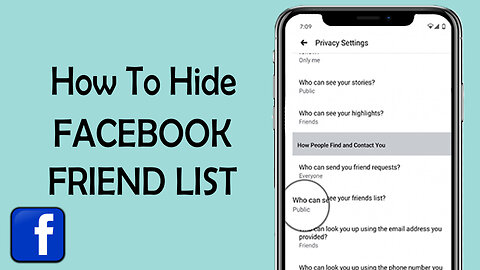 How to Hide Your Friends List on Facebook