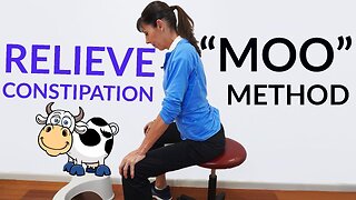 Natural Constipation Relief in 3 Easy Steps ("MOO" to "POO")