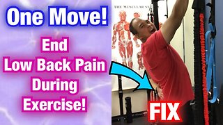 How to End Low Back During Exercise! One Easy Movement! | Dr Wil & Dr K