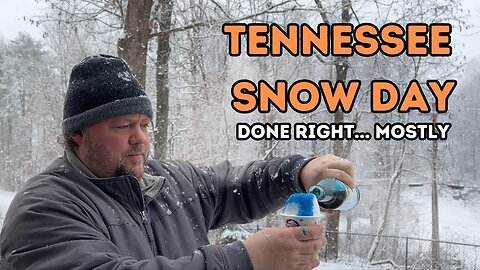 My Tennessee Snow Day - Dogs, Drones and Sno-Cones