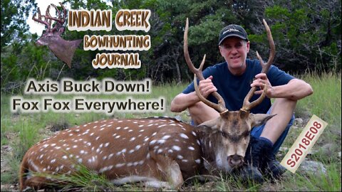 Axis Buck Down! Indian Creek Bowhunting Journal, Rocksprings, TX S2018E08