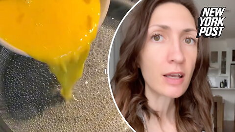 Social media user sparks outrage by scrambling eggs in boiling water