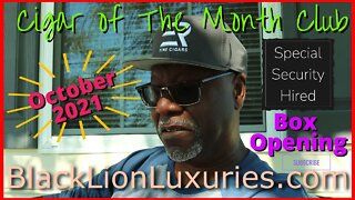 Box Opening | Black Lion Luxuries Cigar of The Month Club Oct 2021 | #leemack912 (S07 E123)