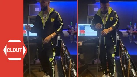 French Montana Tries Broom Challenge!