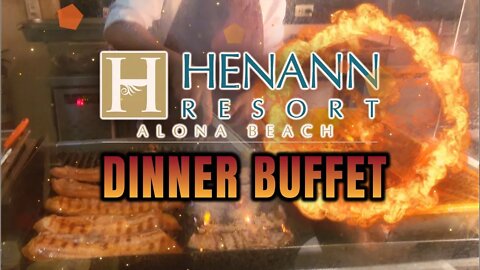 Dinner Buffet At Sea Breeze Cafe | Hennan Resort Alona Beach Panglao, Bohol