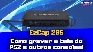 Como gravar a imagem dos jogos de PS2 e outros consoles com placa de captura EzCap295