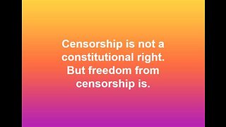 TvNI = Truth vs. NEW$ INC. "Censorship vs. Free Speech. 2nd hr. March 12.