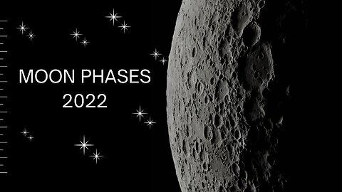 "Captivating Moon Phases 2022 in the Northern Hemisphere - 4K Visual Delight"