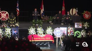 Saying farewell to veteran firefighter