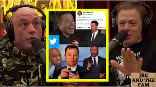 Joe Rogan: LOL Jimmy Kimmel Gets Trolled With Pronoun Joke By Elon!? & The Problem With Kanye Mind!