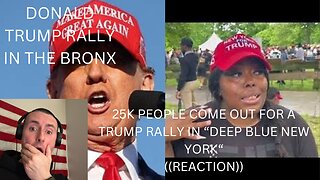 25 THOUSAND PATRIOTS SHOW UP TOO TRUMP RALLY IN DEEP BLUE BRONX, NEW YORK, THE REVOLUTION IS HERE!!
