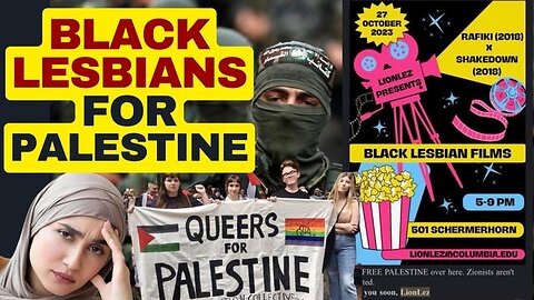 LESBIAN FREE PALESTINE FILM NIGHT BANS "ZIONISTS"