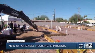 New affordable housing units going up in Phoenix, resident can buy after 15 years