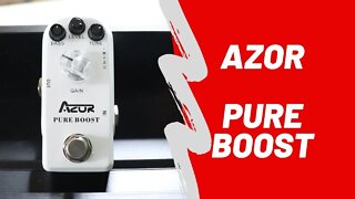 AZOR AP-304 Pure Boost Guitar Effect Micro Clean Boost Pedal