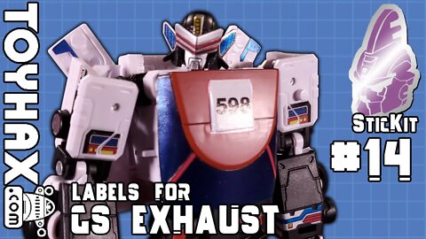 TOYHAX Labels for GS Exhaust | SticKit #14