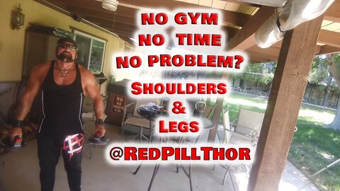 No Gym No Time No Problem Shoulders and Legs Part 4