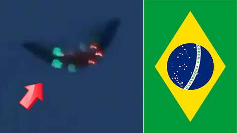 Crescent-shaped UFO sighted over Brazil! from Earth or space [Space]