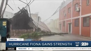 Hurricane Fiona gains strength as it moves North, leaving Puerto Rico in its wake