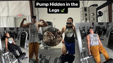 Pump hidden within the legs