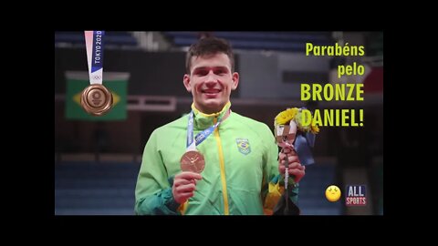 🥉Parabéns Daniel pela medalha de bronze em Tokyo 2020!