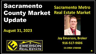 Sacramento County Market Update - 2023 Aug