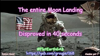 The entire Moon Landing Disproved in 40 seconds