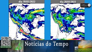 Chuva aumenta no Norte e Nordeste. Sul com forte onda de calor