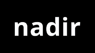 Video Word Of The Day - Nadir