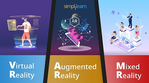 The Rise Of Technology-Augmented Reality(AR), Virtual Reality(VR) And Mixed Reality(MR) |Simplilearn