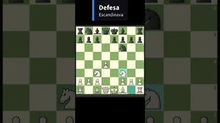 DEFESA ESCANDINAVA: 2 COMPUTADORES NO MODO AGRESSIVO SE ENFRENTAM #Shorts #Xadrez #Chess