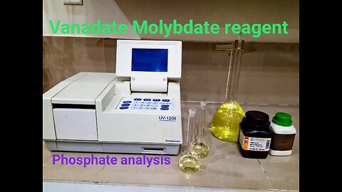 Preparation of Vanadate Molybdate reagent for phosphate analysis P2O5 Spectrophotometer method