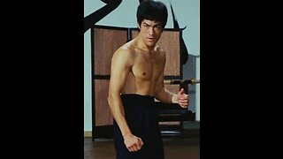 Cross kick Studio Films Bruce Lee picture from Fist of Fury into Dojo