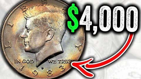 CHECK YOUR 1983 HALF DOLLAR COINS FOR THESE RARE COINS THAT ARE WORTH MONEY
