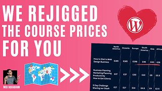 Parity Pricing for Web Design and Business Courses