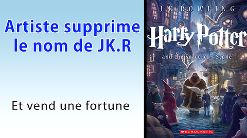 Harry Potter : Une artiste supprime le nom de J.K Rowling des livres et les revend une fortune