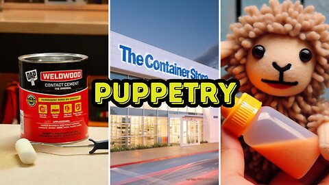 Puppetry - How I Handle and Store Contact Cement