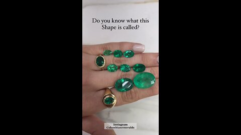 Real genuine Oval shape dark to medium light green big to small loose May Baby Colombian emeralds