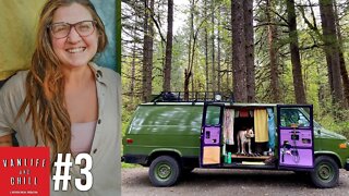 #3 - Living in a Van for 8 Years with a minimum van build. | Amanda from Tidelinetoalpine